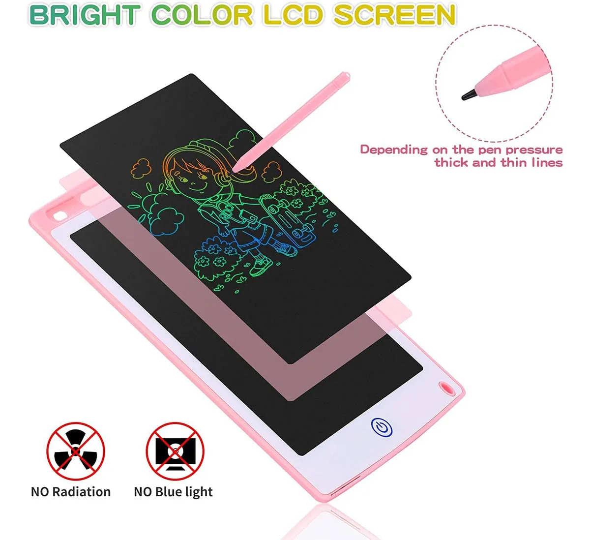Pizarra Magica Para Niños Tableta De Dibujo - Imagen 3