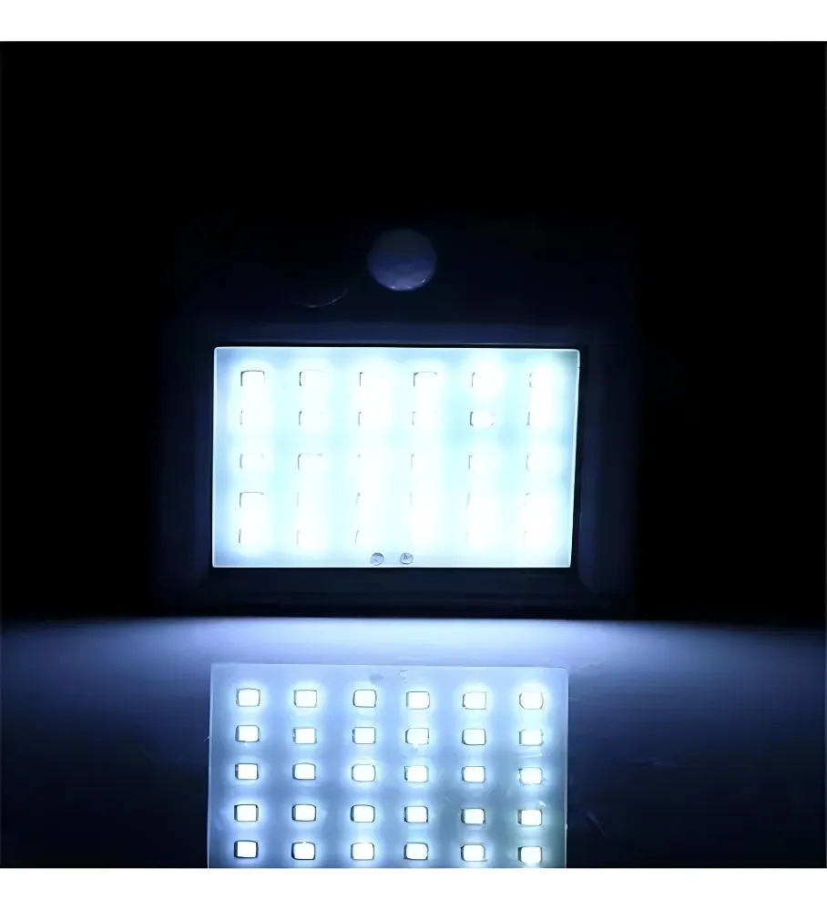Foco Led Solar Con Sensor Movimiento Exterior x2 - Imagen 2