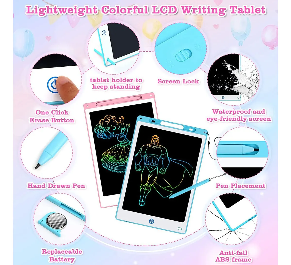 Pizarra Magica Para Niños Tableta De Dibujo - Imagen 5