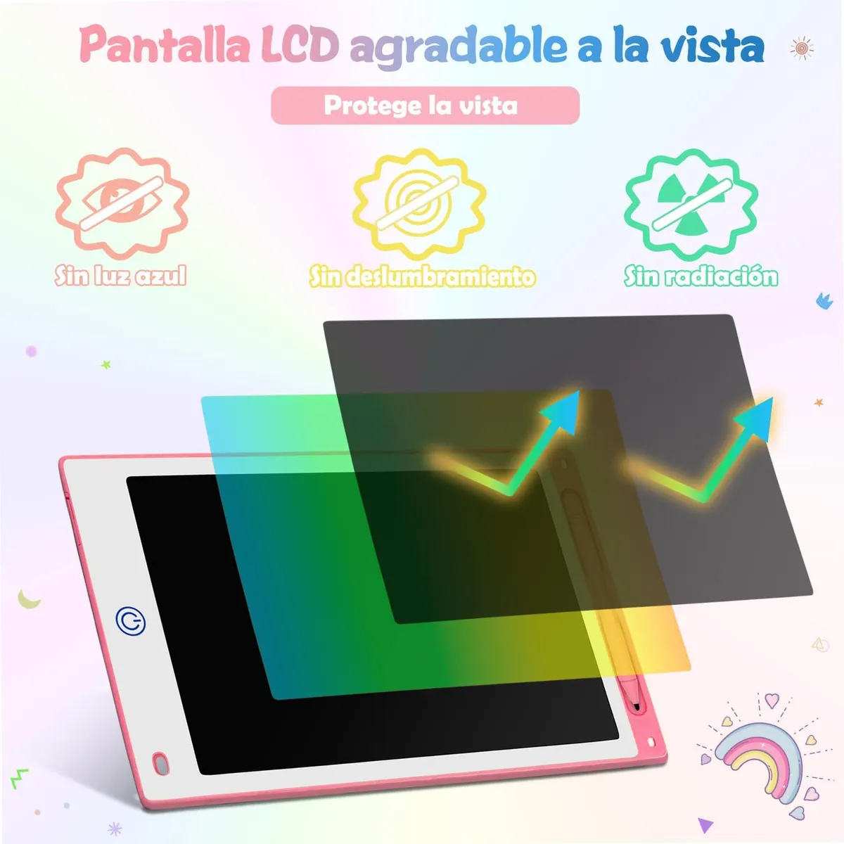 Pizarra Magica Para Niños Tableta De Dibujo - Imagen 6