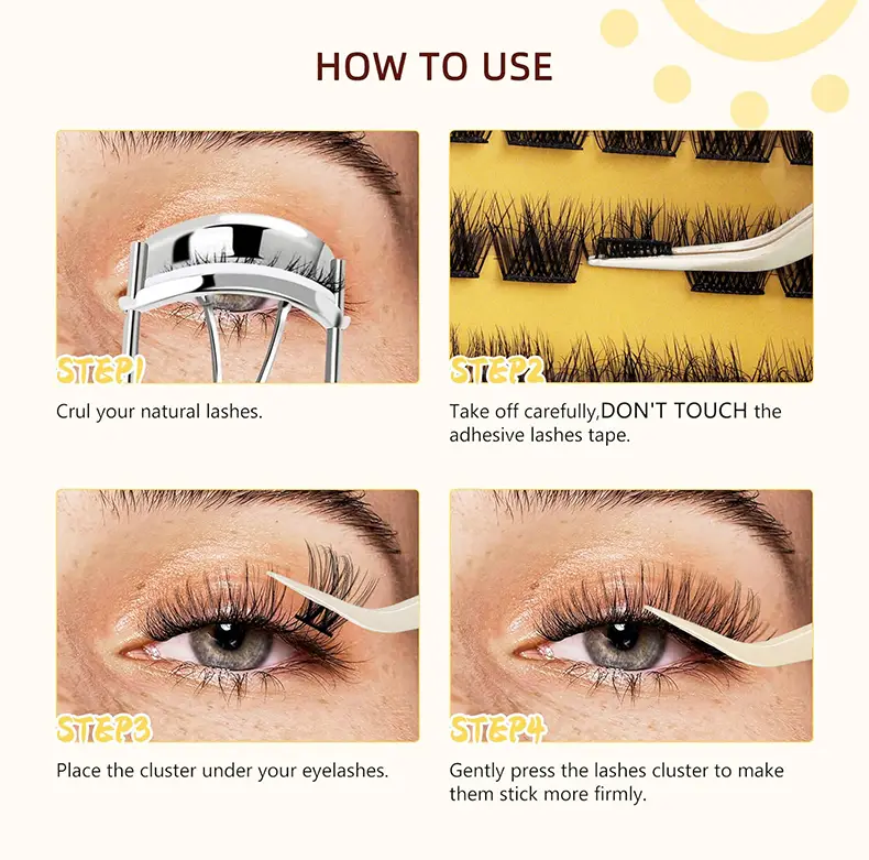 Kit De Extensión De Pestañas Autoadhesivas 40 Pcs - Imagen 6