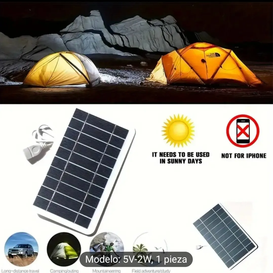 Cargador Solar Portátil USB - Imagen 4