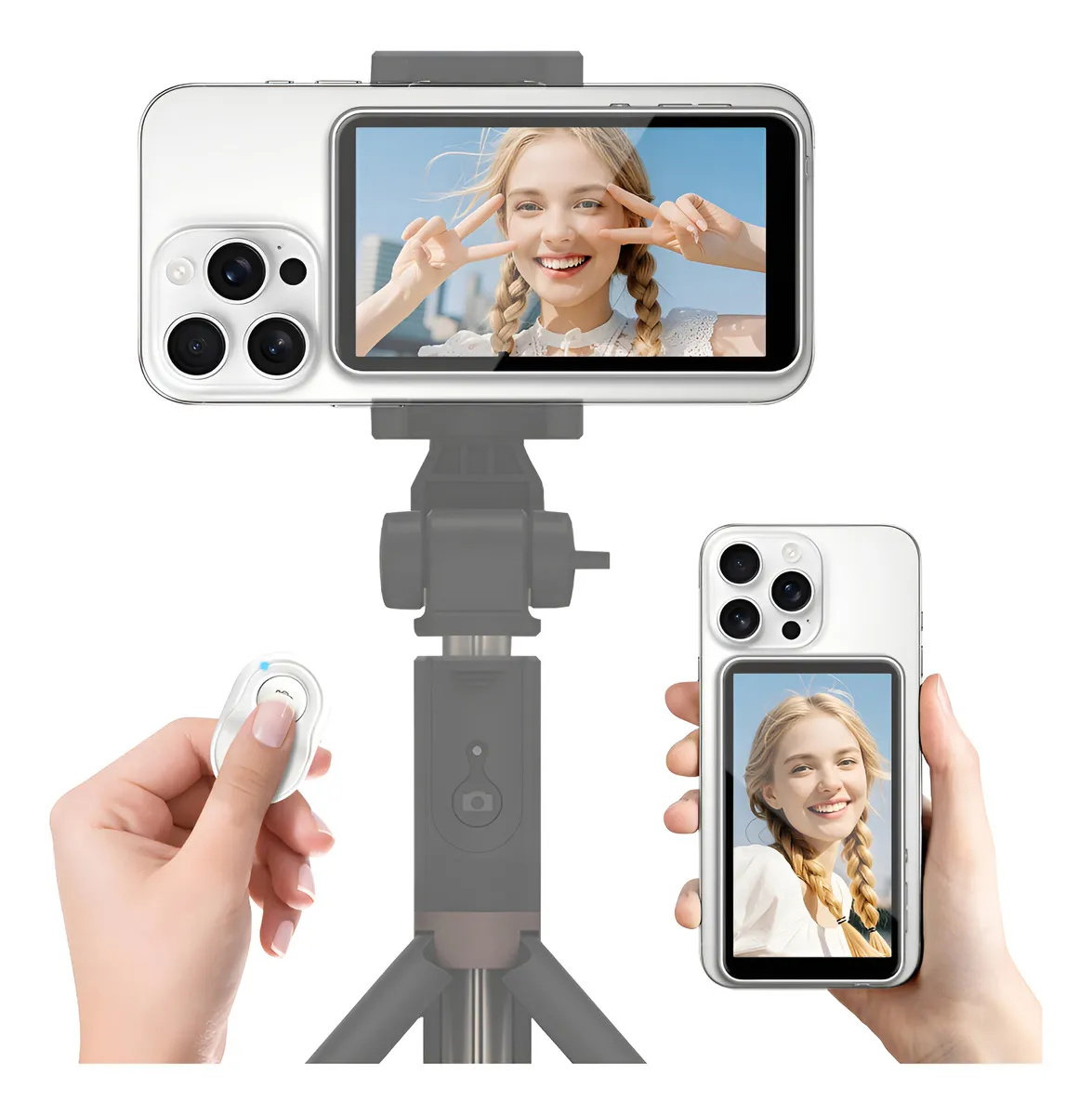 Pantalla De Monitor Para Selfie De Telefono