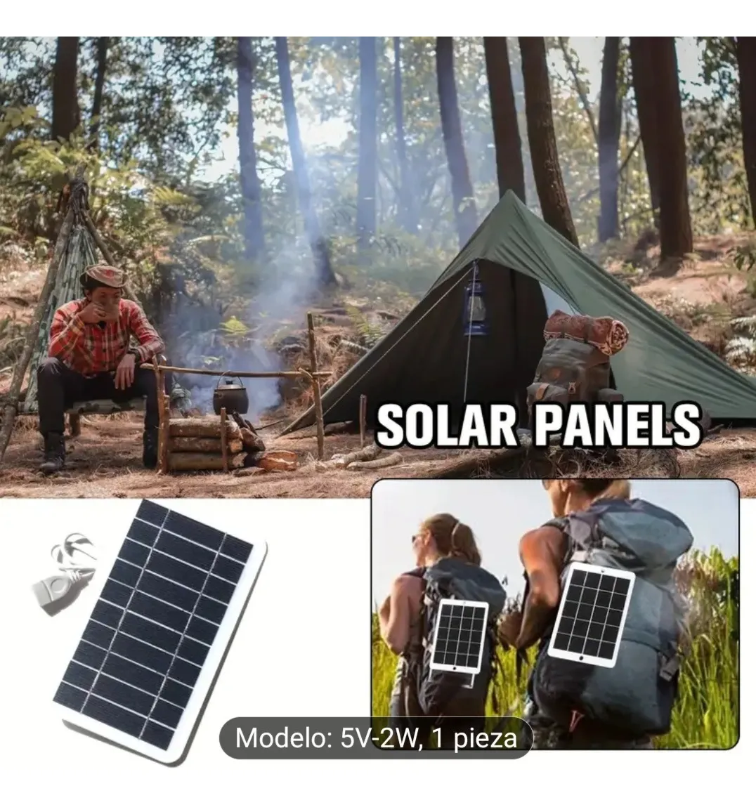 Cargador Solar Portátil USB - Imagen 5