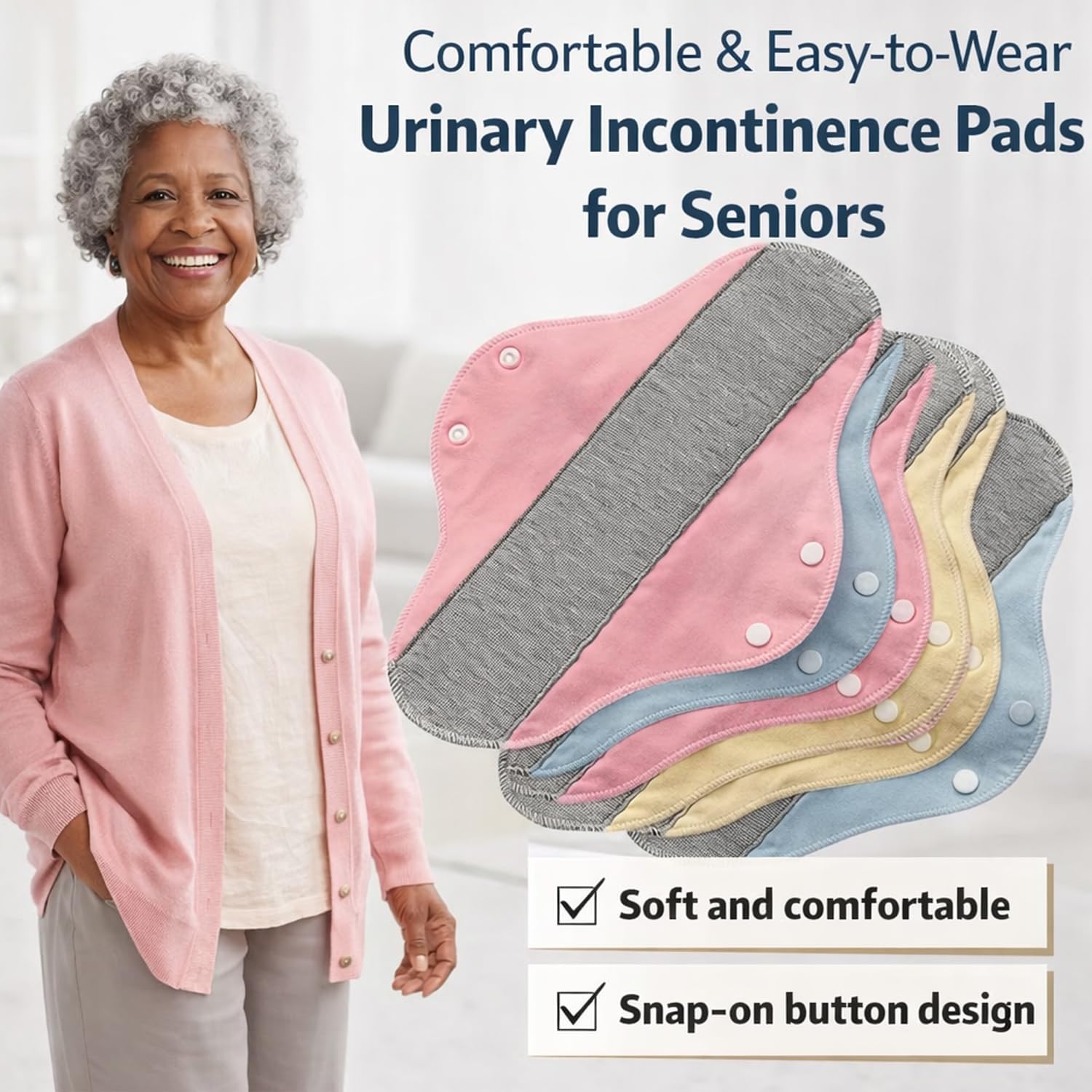 Toalla Sanitaria de Algodón Reutilizable - Imagen 2