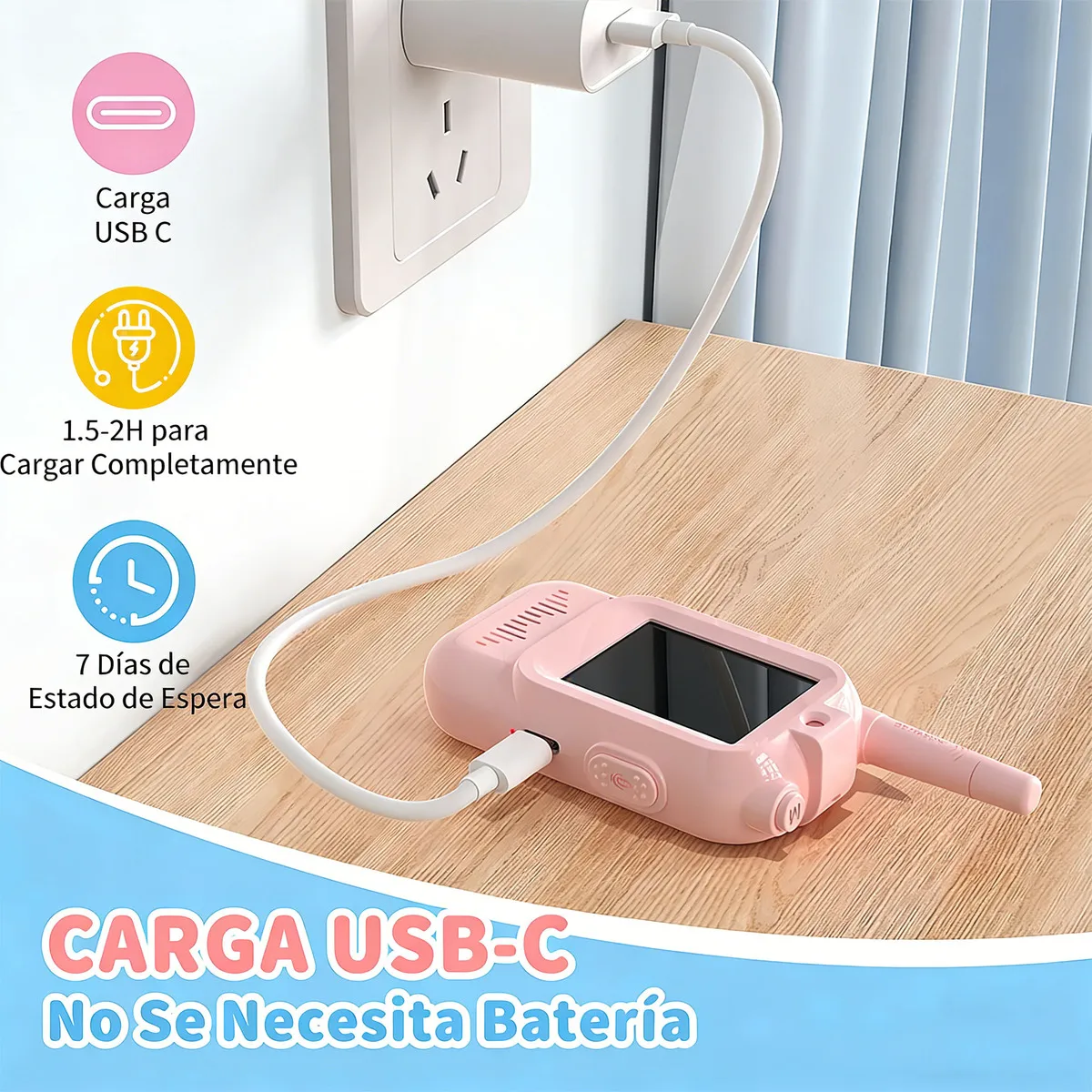 Walkie Talkies para Niños con Pantalla - Imagen 5