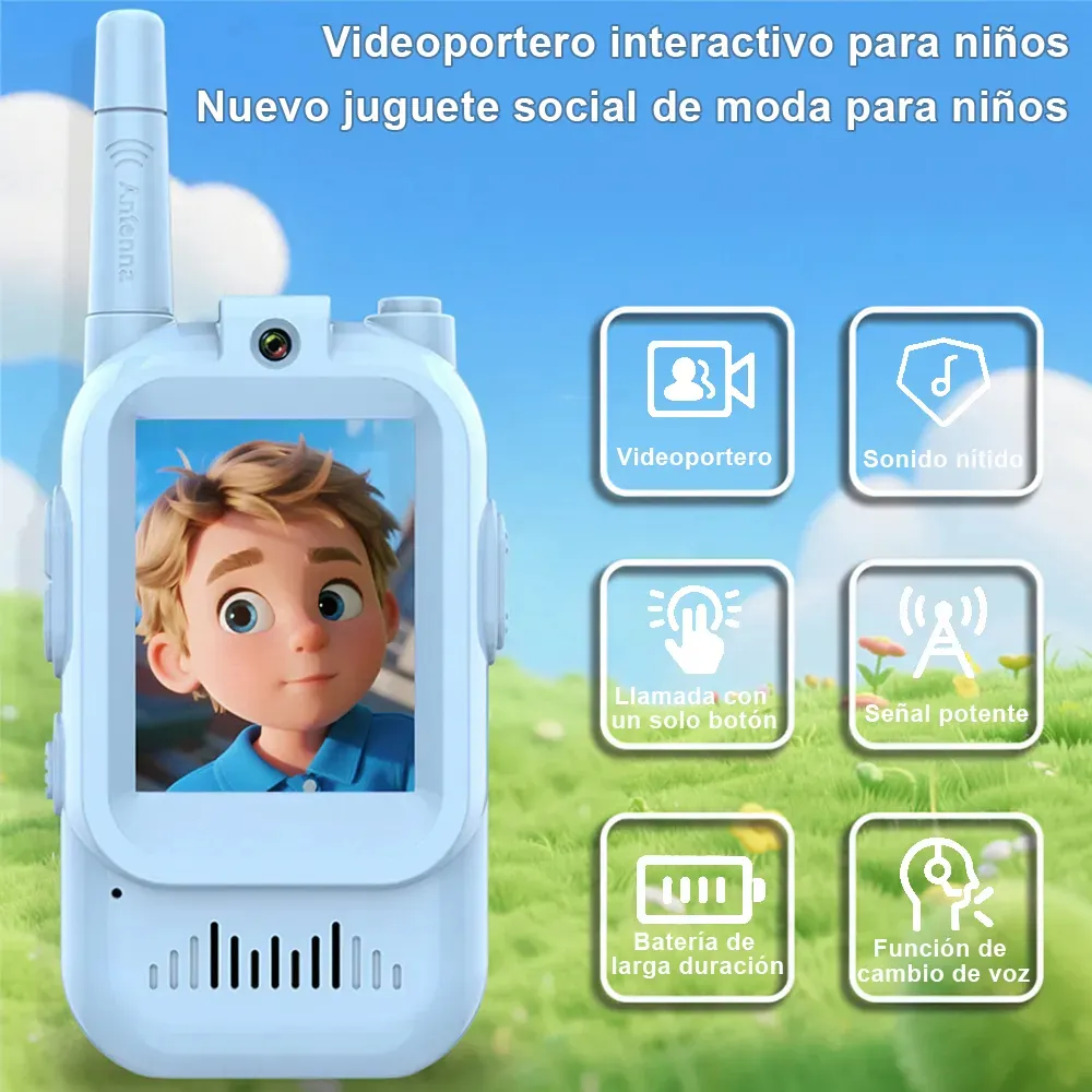 Walkie Talkies para Niños con Pantalla - Imagen 9
