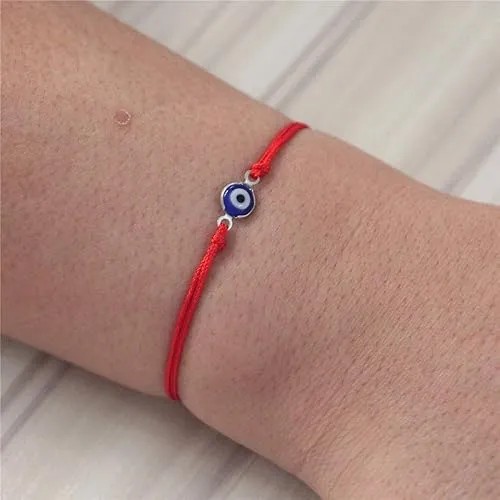 Pulsera Ojo Turco Hilo Rojo - Imagen 5