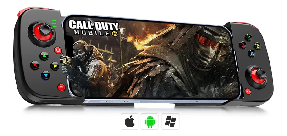 Kkluv Gamepad Mobile Inalámbrica Bluetooth para Android y iOS