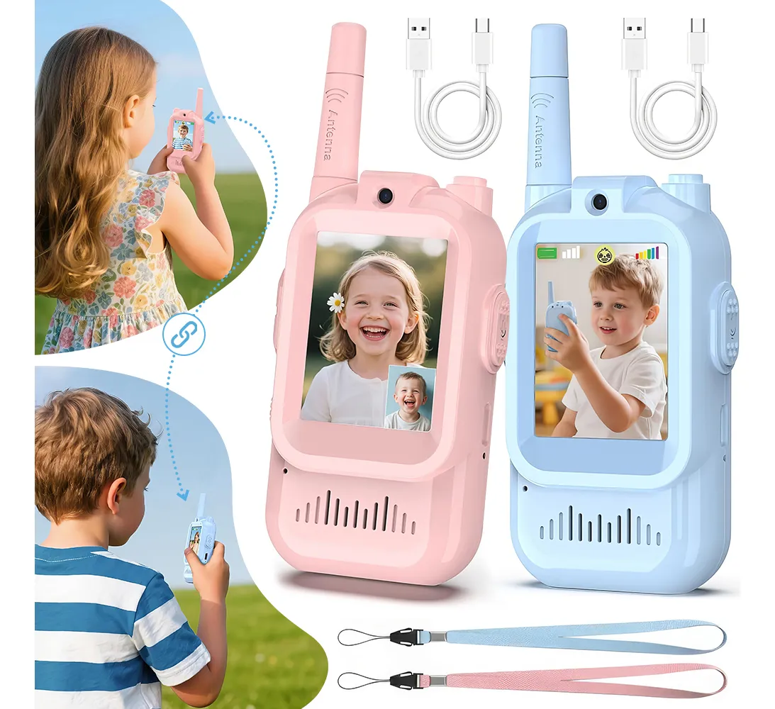 Walkie Talkies para Niños con Pantalla