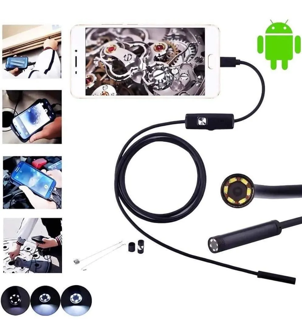 Cámara Endoscópica USB Flexible 2 m (no uso médico) - Imagen 2