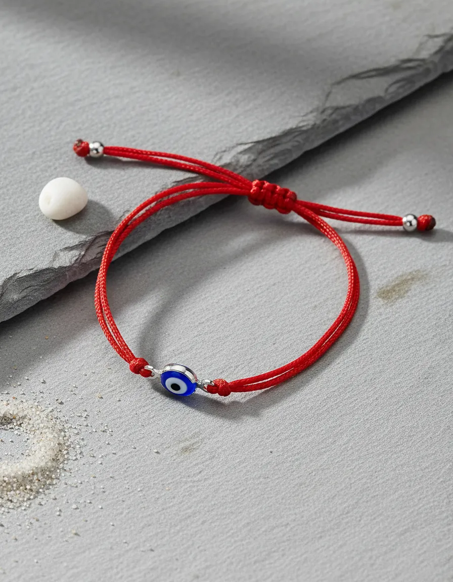 Pulsera Ojo Turco Hilo Rojo