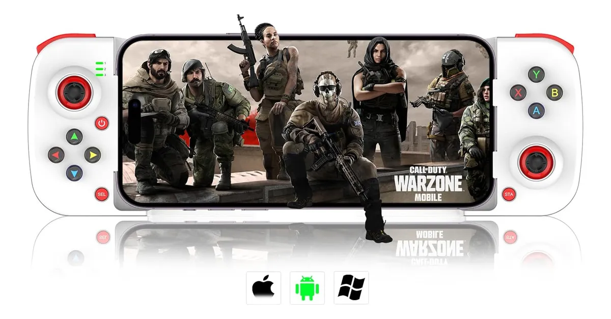 Kkluv Gamepad Mobile Inalámbrica Bluetooth para Android y iOS - Imagen 2