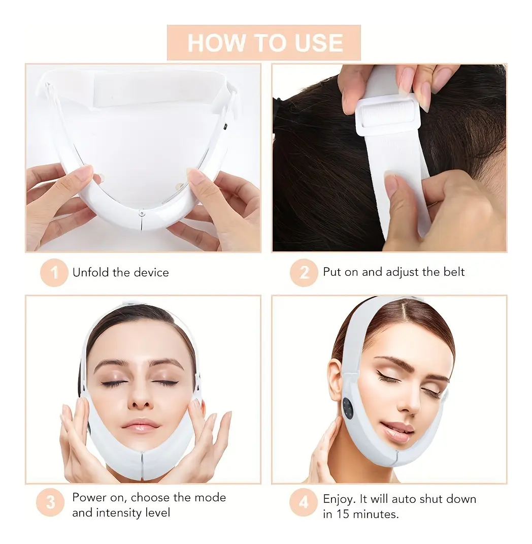 Masajeador Facial V Line Recargable Usb - Imagen 2