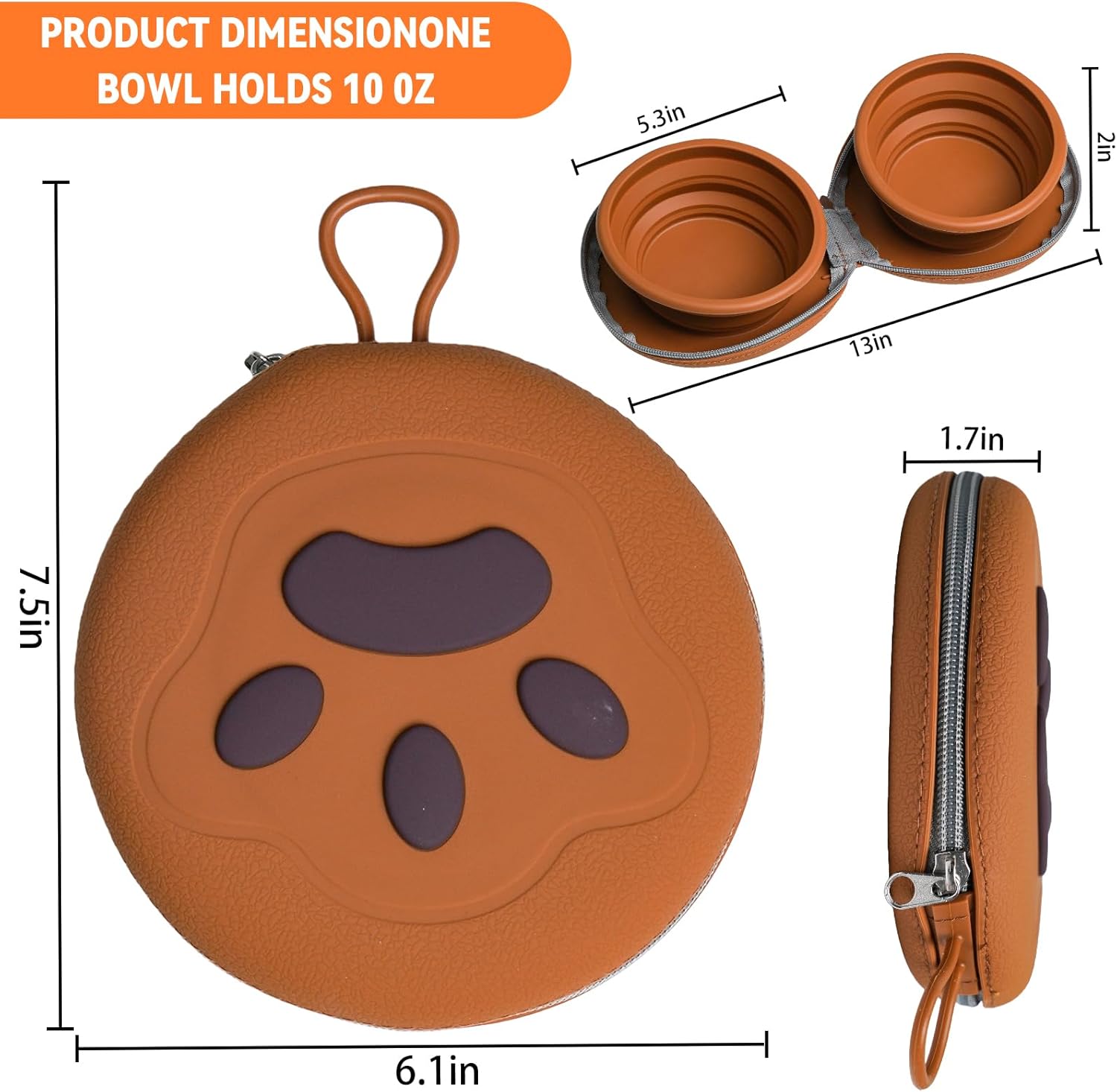 Cuenco Para Mascotas De Viaje Plegable - Imagen 7