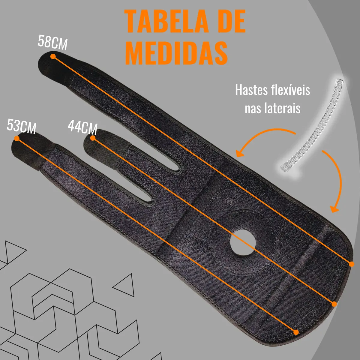 Rodillera Ortopédica Articulada Ajustable - Imagen 3