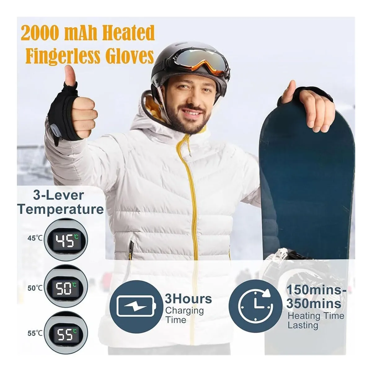 Guantes Calefactables USB - Imagen 2