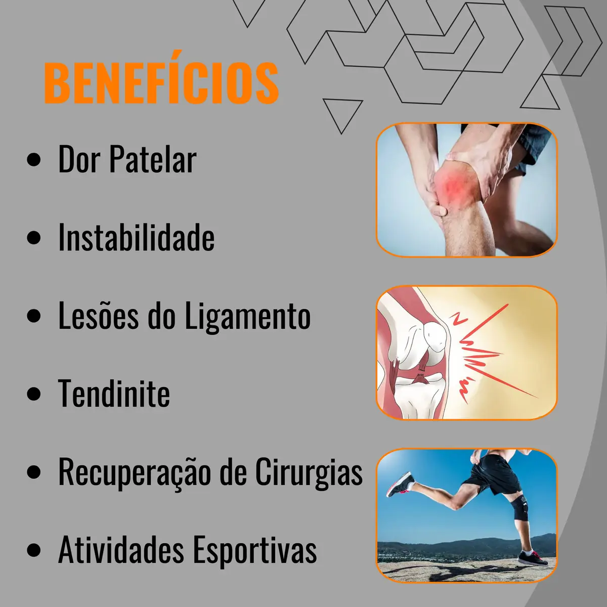 Rodillera Ortopédica Articulada Ajustable - Imagen 6
