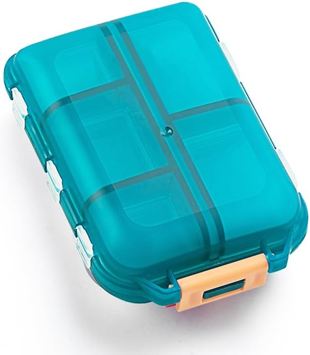 Pastillero Organizador Portátil de 10 Compartimentos - Imagen 3