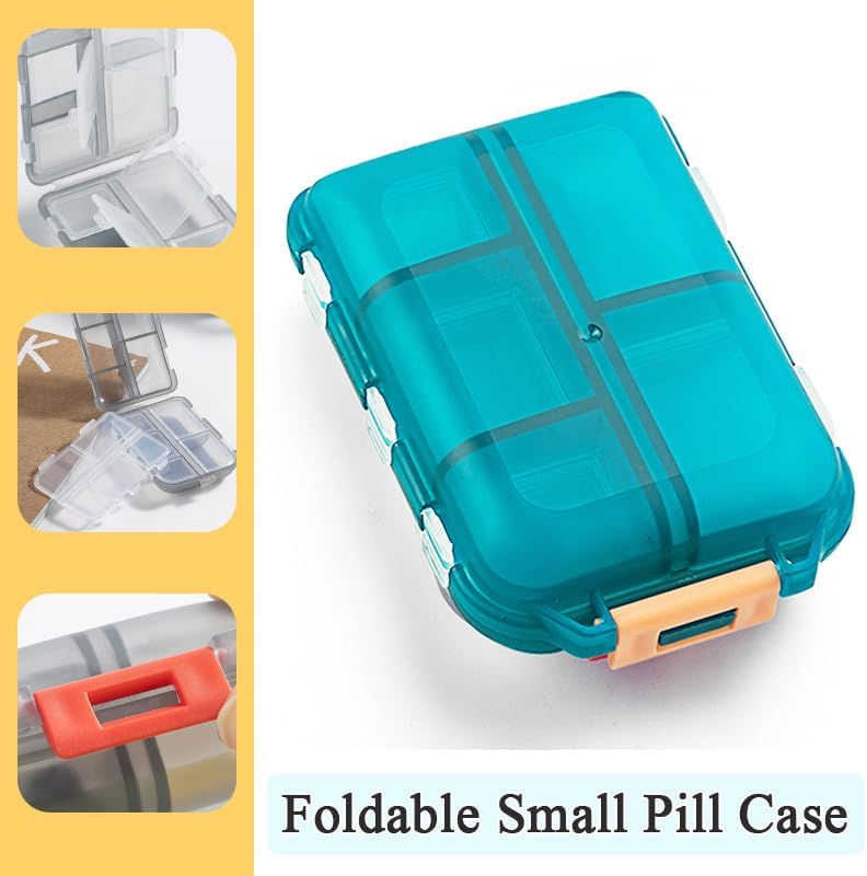 Pastillero Organizador Portátil de 10 Compartimentos - Imagen 5