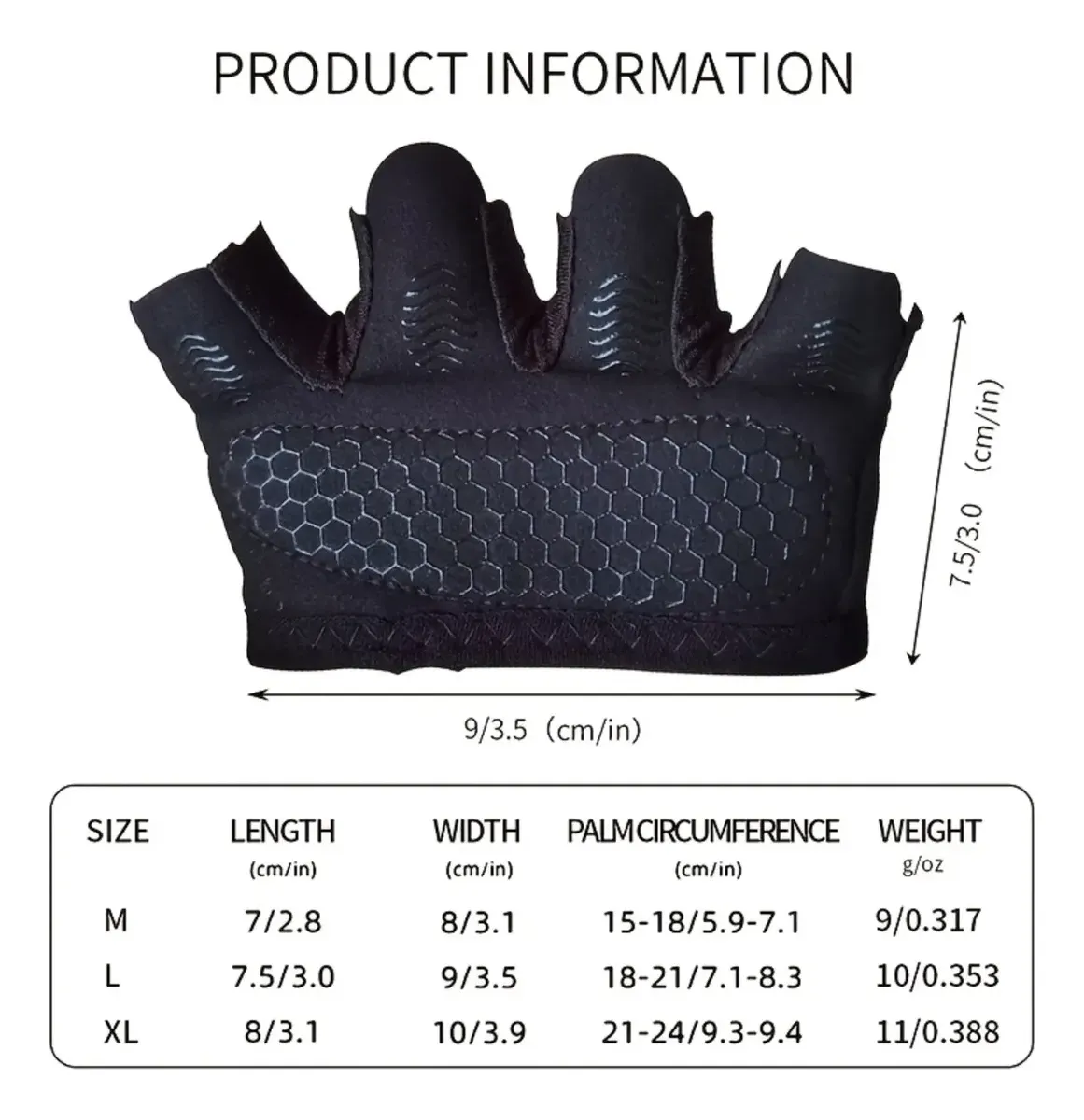 Guantes de Entrenamiento Cortos - Imagen 5