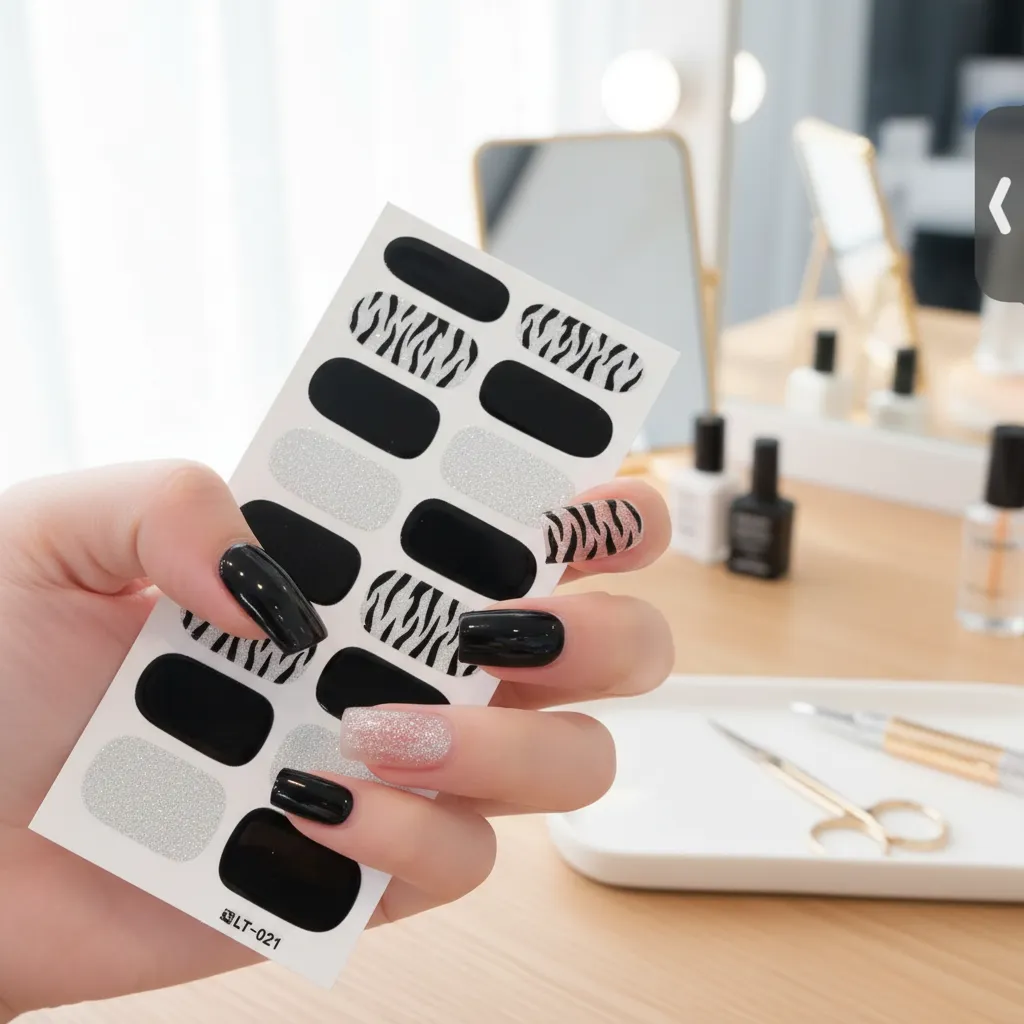 Uñas Stickers En Gel Fácil Aplicación - Imagen 9