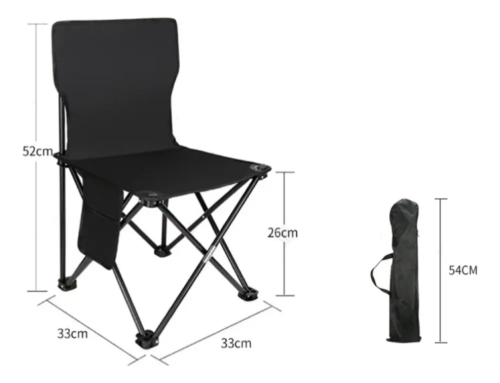 Silla Plegable Portátil para Camping y Exteriores - Imagen 2