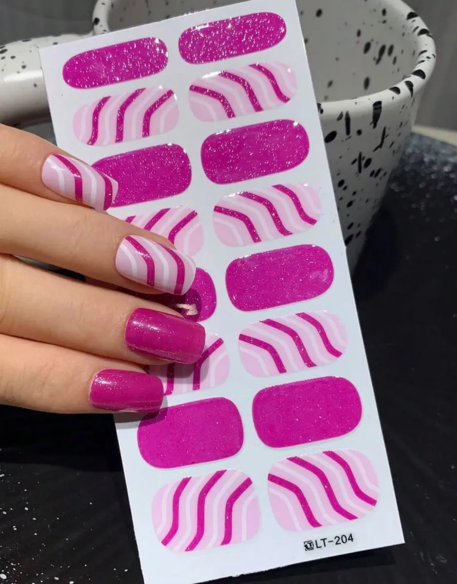 Uñas Stickers En Gel Fácil Aplicación - Imagen 14