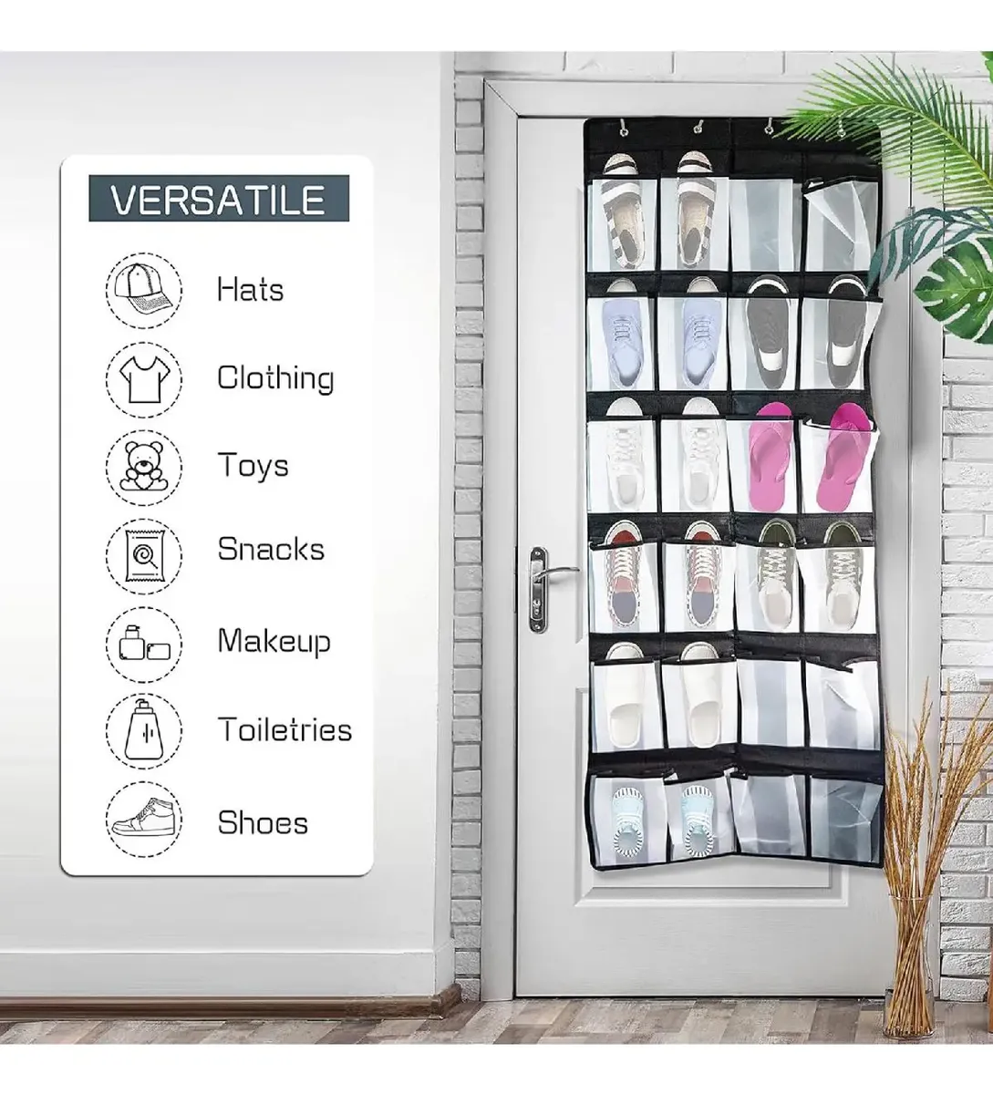Organizador Colgante Para Zapatos (24 Bolsillos) - Imagen 5