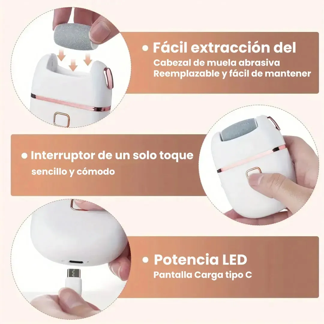 Eliminador Eléctrico Recargable de Callos - Imagen 5