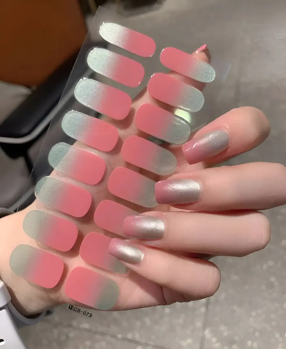 Uñas Stickers En Gel Fácil Aplicación - Imagen 7