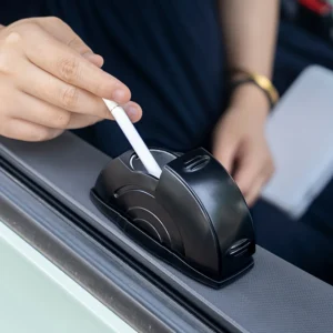 Cenicero Portátil para Auto con Tapa Antihumo y Antiolor