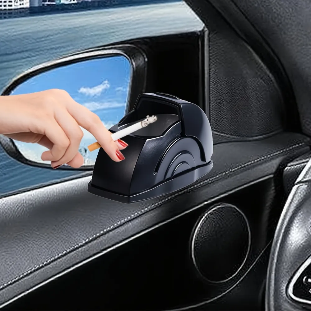 Cenicero Portátil para Auto con Tapa Antihumo y Antiolor - Imagen 4
