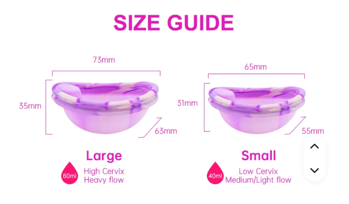 Disco Menstrual Reutilizable de Silicona Médica - Imagen 4