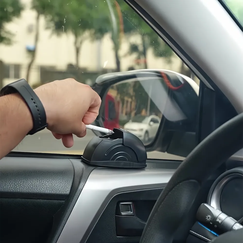 Cenicero Portátil para Auto con Tapa Antihumo y Antiolor - Imagen 3