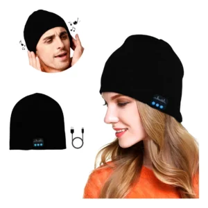 Gorro de Lana con Auriculares Bluetooth e Inalámbricos