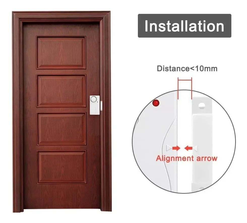 Alarma de Seguridad Inalámbrica para Puertas y Ventanas - Imagen 6