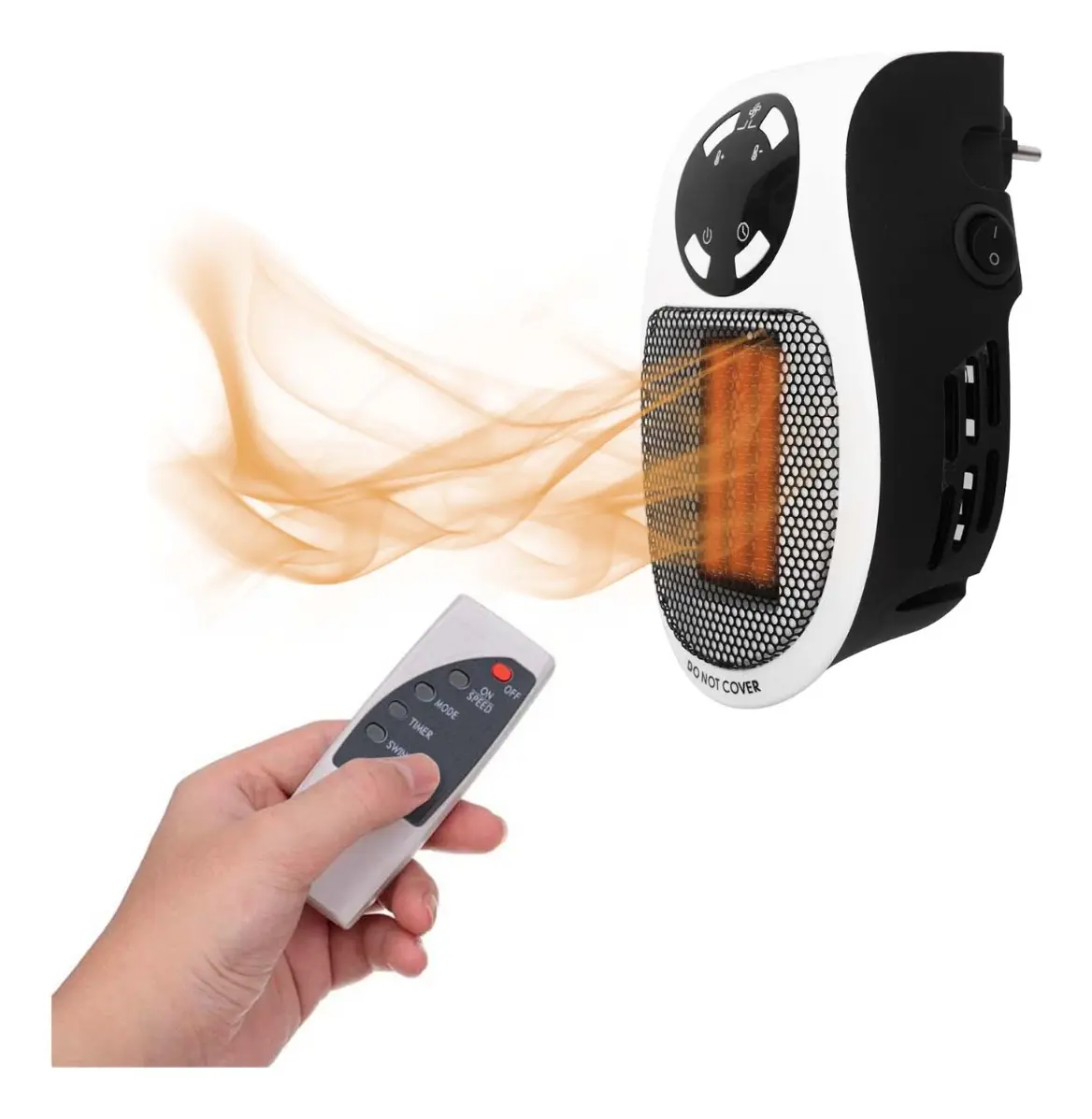 Mini Calentador Portátil Eléctrico de Pared - Imagen 2