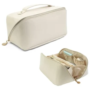 Neceser Organizador de Maquillaje Portátil (Beige)