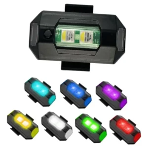 Luz LED Auxiliar Multicolor con Destello Intermitente