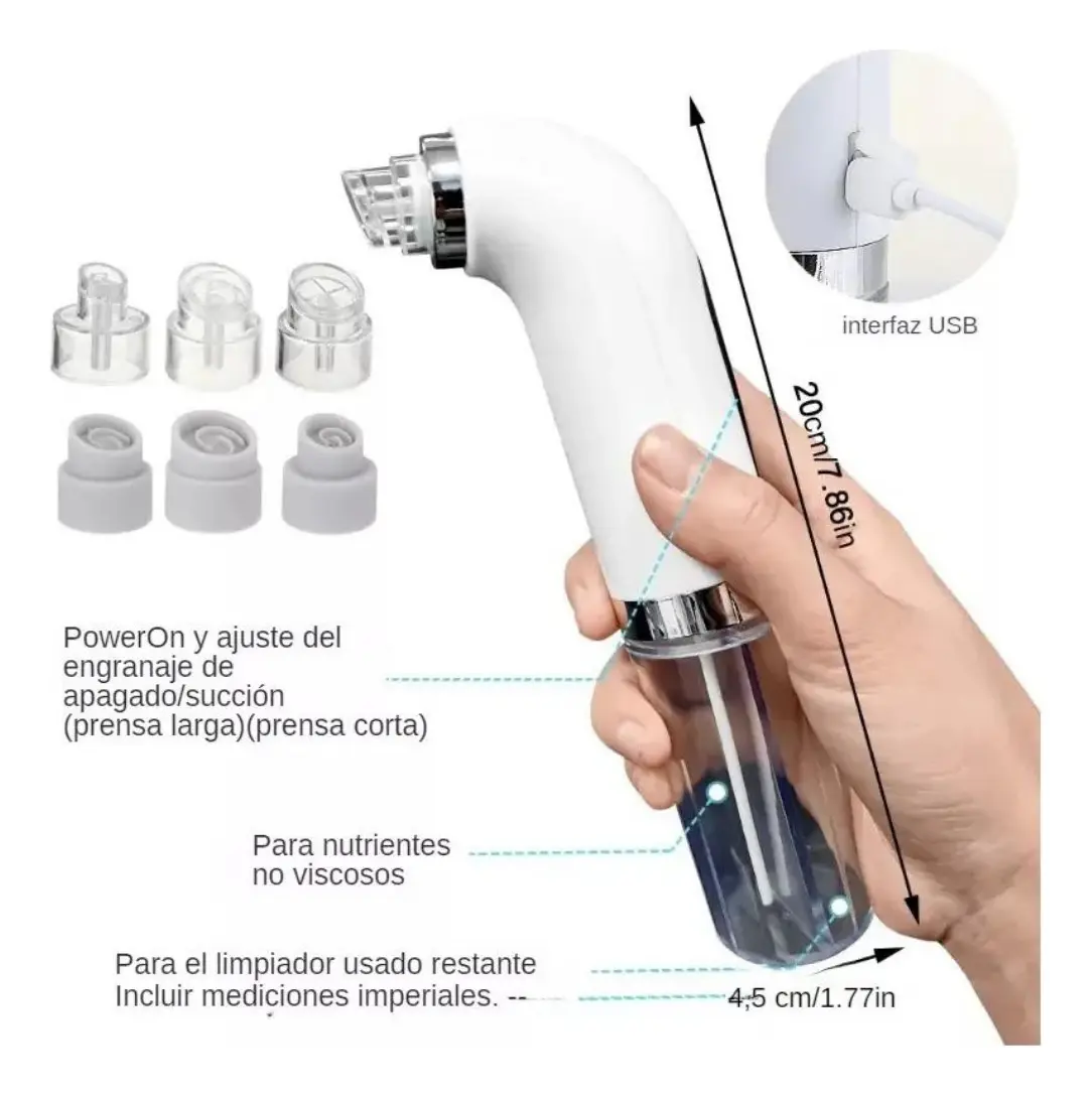 Mini Máquina Hydrafacial de Hidrodermoabrasión Portable - Imagen 2