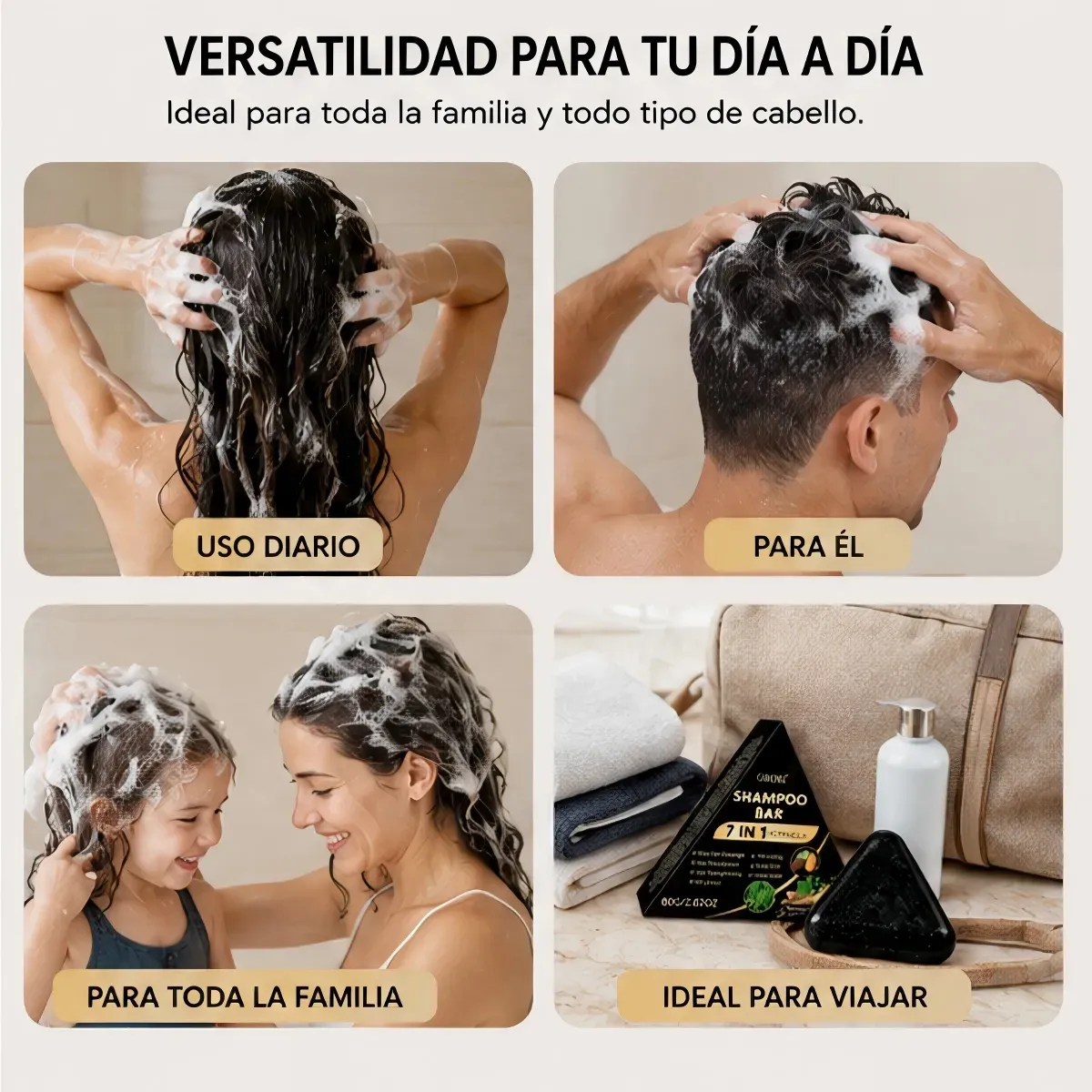 Shampoo en Barra Groei 7 en 1 - Imagen 6