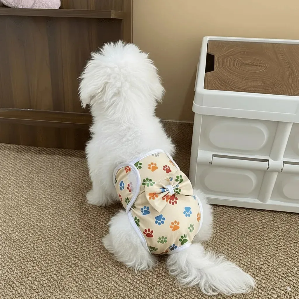 Bombacha Sanitaria Lavable para Perras