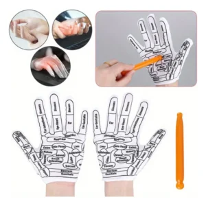 Guantes de Reflexología y Acupuntura con Lápiz de Presión