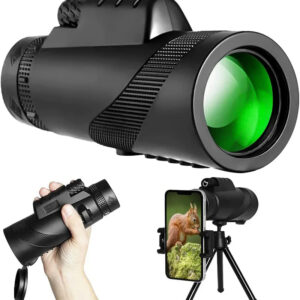 Telescopio Monocular HD 80x100 con Trípode