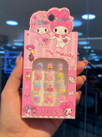 Set de Uñas Postizas Infantiles – Personajes Sanrio - Imagen 6