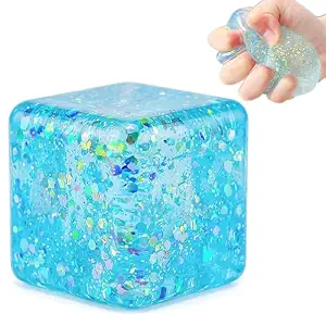 Juguete Antiestrés Cubo Glitter - Imagen 4