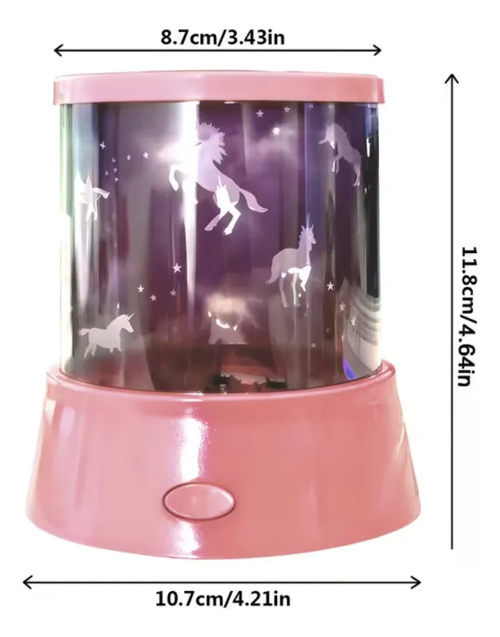 Lámpara Proyector de Estrellas y Unicornio - Imagen 5