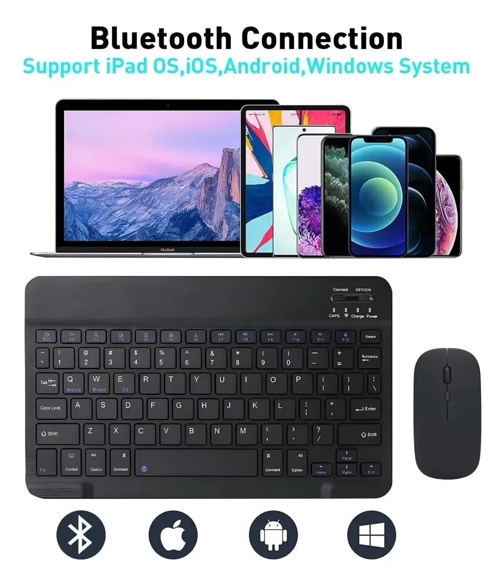 Combo Teclado y Mouse Bluetooth - Imagen 5