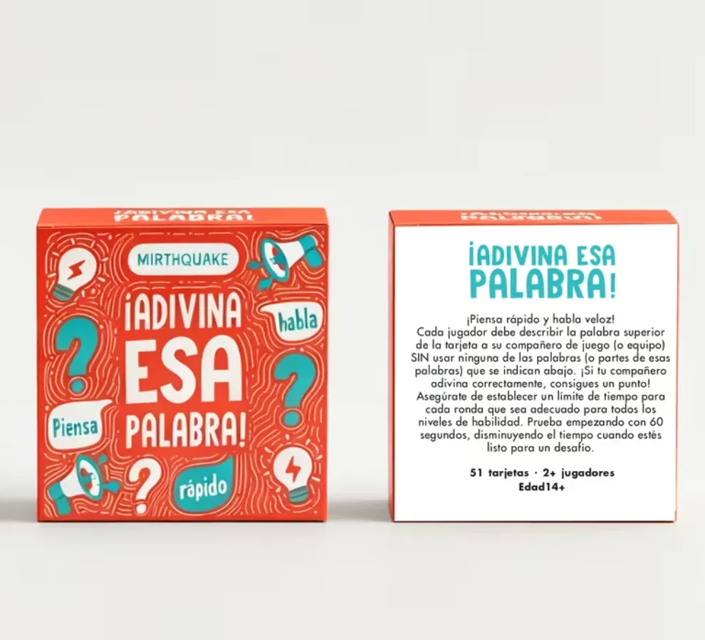 Juego de Cartas ¡Adivina Esa Palabra! - Imagen 2